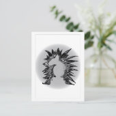 Carte Postale Chevalier d'échecs EBT illustration d'art moderne (Debout devant)