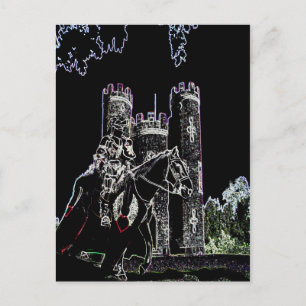 Carte Postale Chevalier du château de Blaise