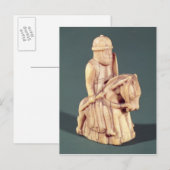 Carte Postale Chevalier d'un jeu d'échecs (Devant / Derrière)