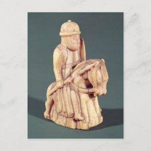 Carte Postale Chevalier d'un jeu d'échecs