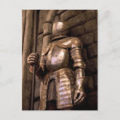 Carte Postale Chevalier en armure (Devant)