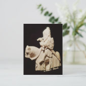 Carte Postale Chevalier en armure sur son cheval (Debout devant)