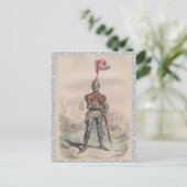 Carte Postale Chevalier français en armure complète de dentelle (Debout devant)