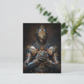 Carte Postale Chevalier médiéval (Debout devant)