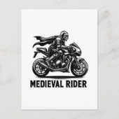 Carte Postale chevalier médiéval (Devant)