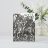 Carte Postale Chevalier, Mort & Diable - Albrecht Dürer c. 1513 (Debout devant)