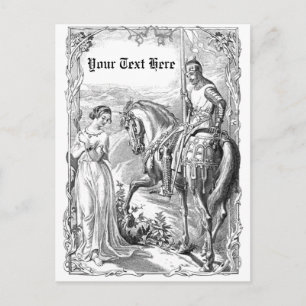 Carte Postale Chevalier victorien