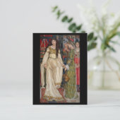 Carte Postale Chevalier victorieux, XIVe siècle (Debout devant)