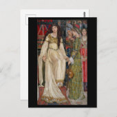 Carte Postale Chevalier victorieux, XIVe siècle (Devant / Derrière)