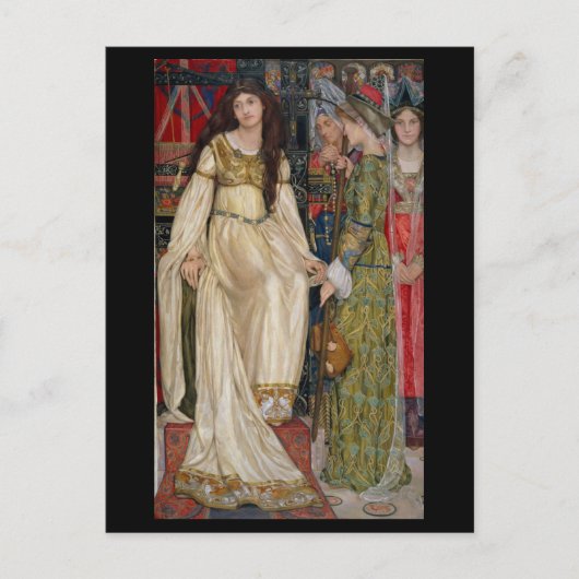 Carte Postale Chevalier victorieux, XIVe siècle (Devant)