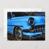 Carte Postale Chevalier vintage kustom (Devant / Derrière)