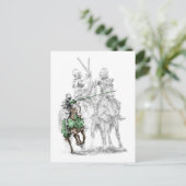 Carte Postale Chevaliers de la Renaissance médiévale (Debout devant)