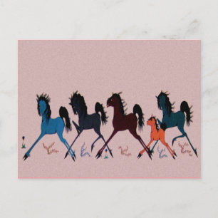 Carte Postale Chevaux