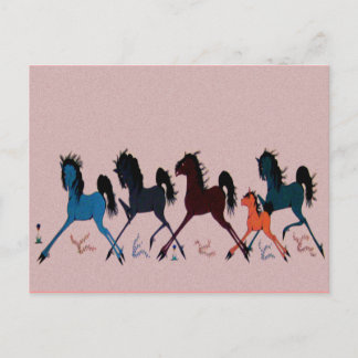 Carte Postale Chevaux
