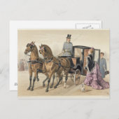 Carte Postale Chevaux anglais (Devant / Derrière)
