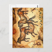 Carte Postale Chevaux de Grotte ** (Devant / Derrière)