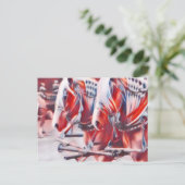 Carte Postale Chevaux de travail (Debout devant)
