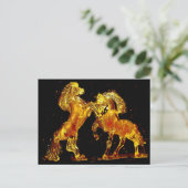 Carte Postale Chevaux de verre de Murano Italie (Debout devant)