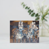 Carte Postale chevaux de xi'an (Debout devant)