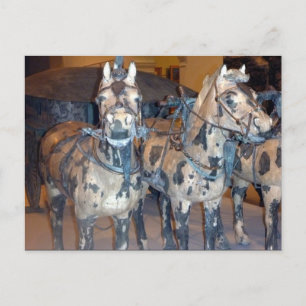 Carte Postale chevaux de xi'an