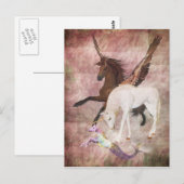 Carte Postale Chevaux d'Imaginaires (Devant / Derrière)