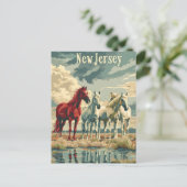 Carte Postale Chevaux du New Jersey (Debout devant)