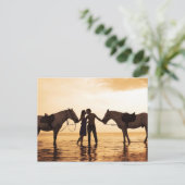 Carte Postale Chevaux en couple (Debout devant)