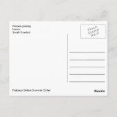 Carte Postale Chevaux en Icacos, Trinidad du Sud (Dos)