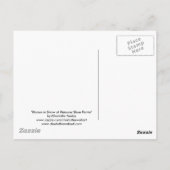 Carte postale "Chevaux en neige" (Dos)