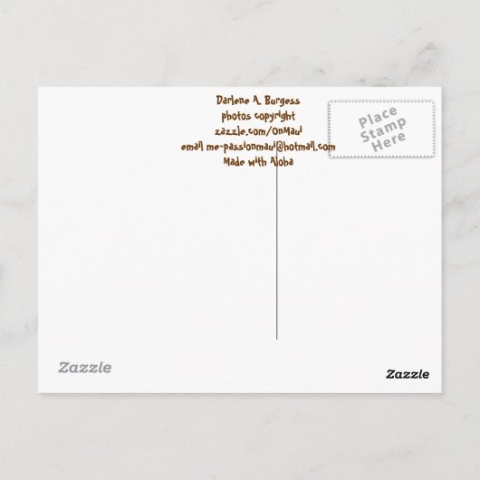 Carte Postale Chevaux hana (Dos)