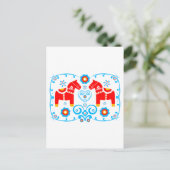 Carte Postale Chevaux Red Dala (Debout devant)