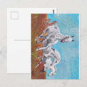 Carte Postale Chevaux sauvages (Devant / Derrière)