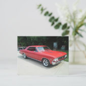 Carte Postale Chevelle Chevy 66' (Debout devant)