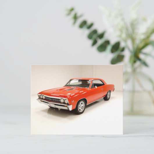 Carte Postale Chevelle Chevy 67' (Debout devant)