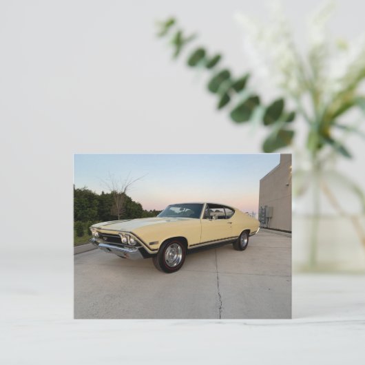 Carte Postale Chevelle Chevy 68' (Debout devant)