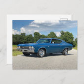 Carte Postale Chevelle SS 396  (Devant / Derrière)