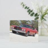 Carte Postale Chevelle SS 454 LS6 70' Chevy (Debout devant)
