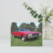 Carte Postale Chevelle SS 68' Chevy (Debout devant)