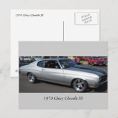 Carte Postale Chevelle SS Chevelle 1970 (Devant / Derrière)