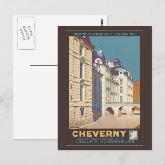Carte Postale Cheverny (Devant / Derrière)