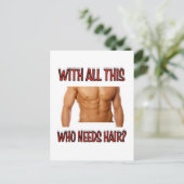 Carte Postale cheveux (Debout devant)