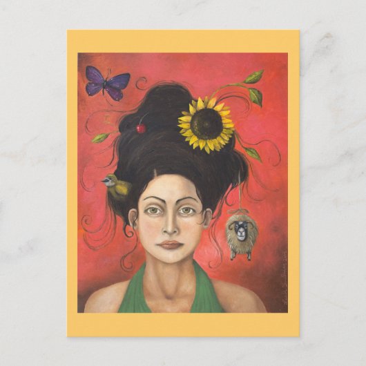 Carte Postale Cheveux de rêve (Devant)