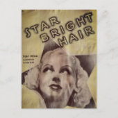 Carte Postale Cheveux Star Bright Publicité Rétro (Devant)