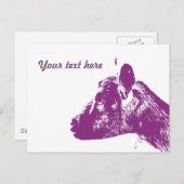 Carte Postale Chèvre pourpre (Devant / Derrière)