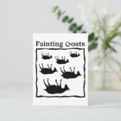 Carte Postale Chèvres évanouies (Debout devant)