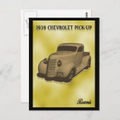 CARTE POSTALE CHEVROLET 1939 (Devant / Derrière)