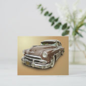 CARTE POSTALE CHEVROLET 1951 (Debout devant)