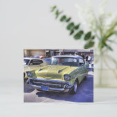 CARTE POSTALE CHEVROLET 1957 (Debout devant)