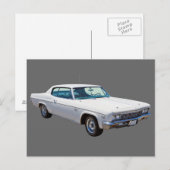 Carte Postale Chevrolet Caprice 427 Muscle Car 1966 (Devant / Derrière)