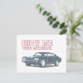 Carte Postale Chevrolet Chevelle SS 454 1970 (Debout devant)